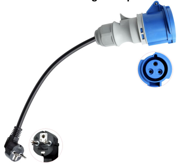 Adapter Schuko to 32A/1~