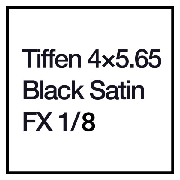 Tiffen 4x5.65 Black Satin 1/8
