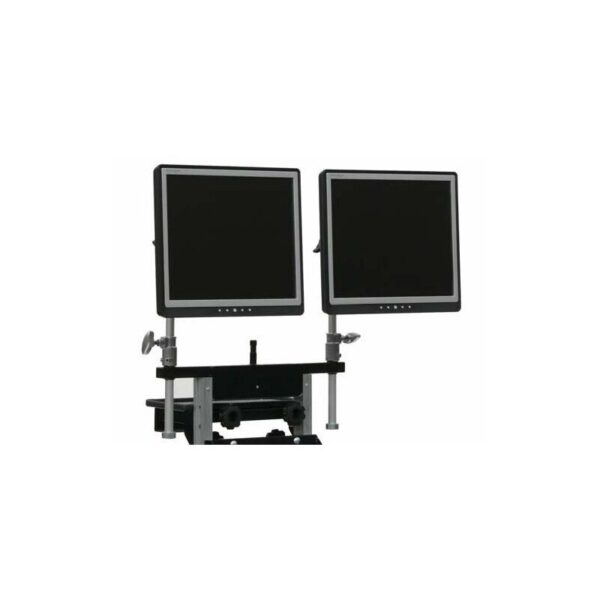 Liner Risers MagLiner Mag Flat Screen Vertical Dual Riser (Adj.) with 5/8″ Baby Pin ...